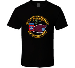 82nd Airborne Div - Beret - Mass Tac - Maroon T Shirt 4812441