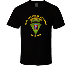 Army - Recondo - 82nd Airborne Division T Shirt 5055730