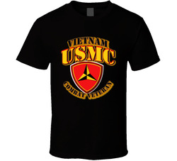 USMC - 3rd Marine Division - Vietnam - Combat Vet T Shirt 6028788