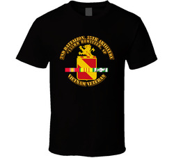 2nd Battalion, 35th Artillery w SVC Ribbon T Shirt 6782158