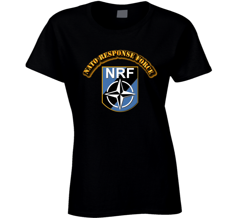 Emblem of the NATO Response Force - with Text T Shirt