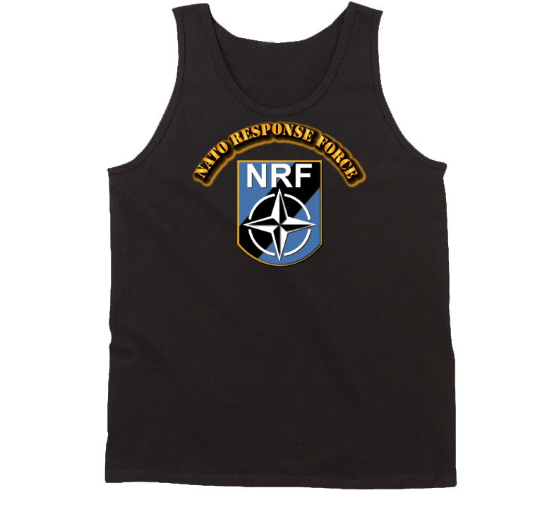 Emblem of the NATO Response Force - with Text Tanktop