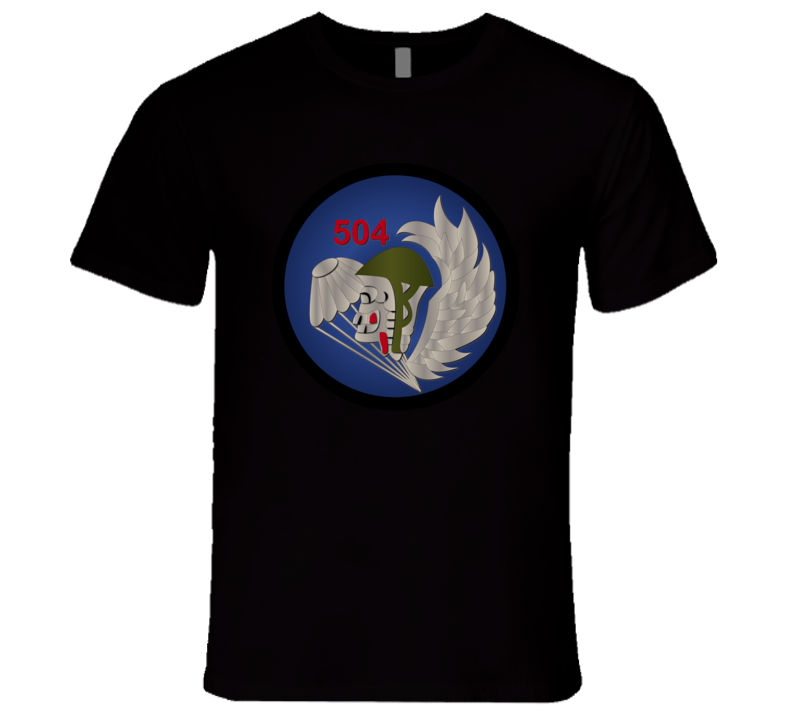 504th Airborne Division Patch Parachute Regiment Corps without Text T Shirt
