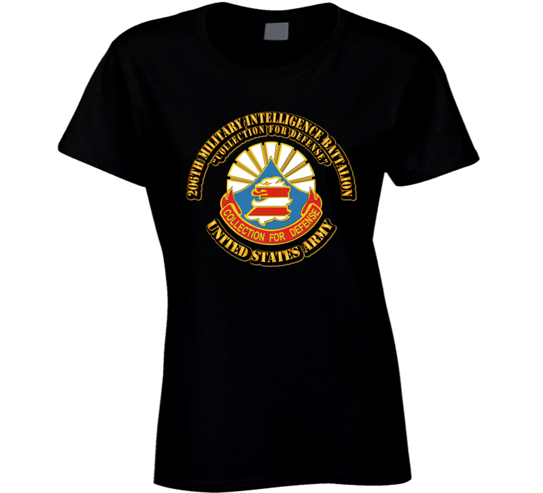 206th Military Intelligence Battalion with Text T Shirt