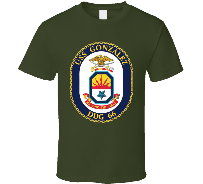 USS Gonzalez (DDG 66) without Text T Shirt