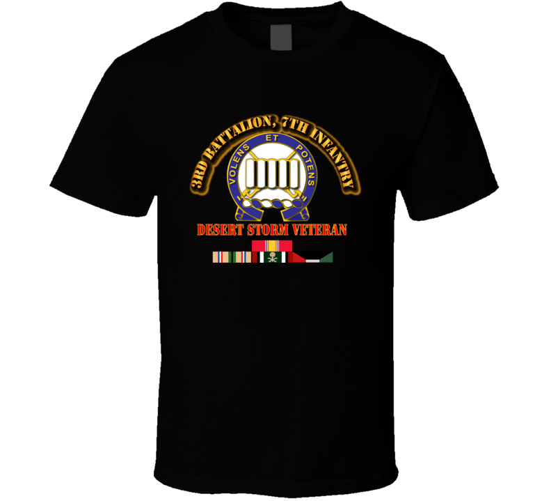 3rd Bn, 7th Infantry Reg - Desert Storm Vet T Shirt
