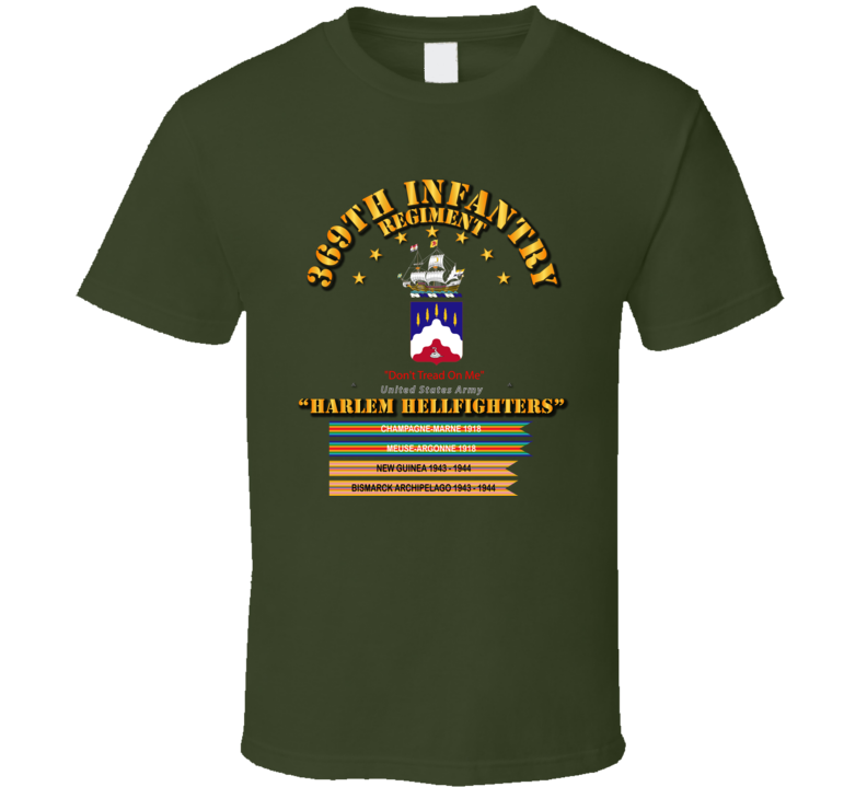 369th Infantry Regiment - Harlem Hellfighters T Shirt