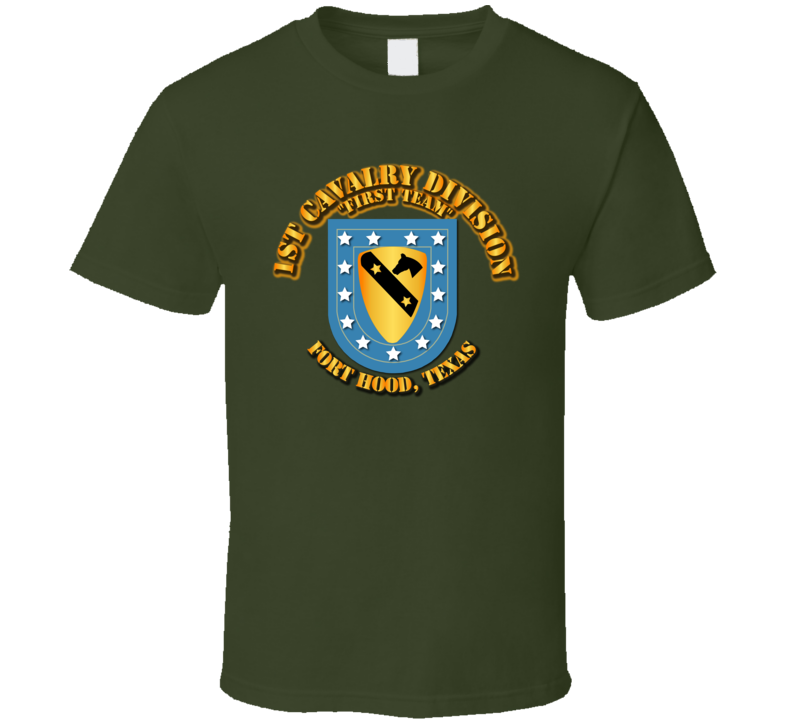 1st Cavalry Division - Flash DUI T Shirt