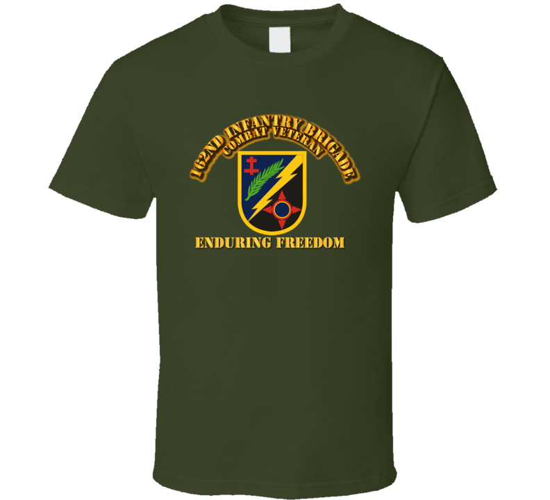 162nd Infantry Brigade - Enduring Freedom Vet wo SVC T Shirt