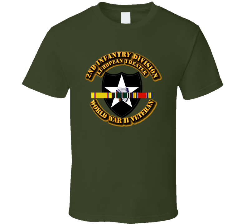 2nd Infantry Division - Europe - WWII T Shirt