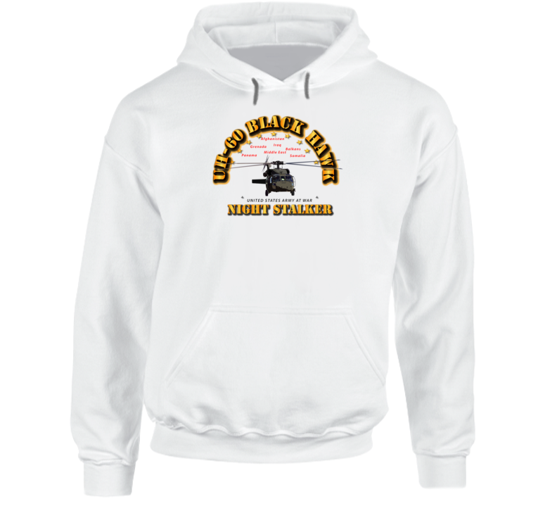 UH 60 Blackhawk - Night Stalker Hoodie