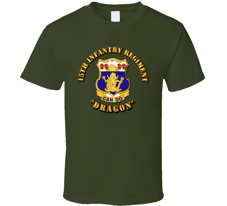 15th Infantry Regt - Dragon T Shirt