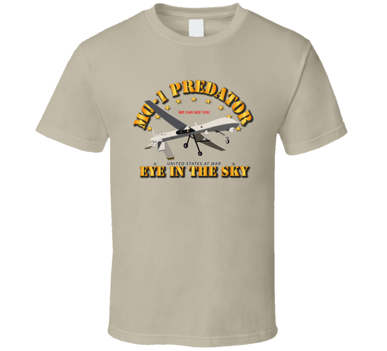 MQ1 - Predator - Eye in the Sky T Shirt