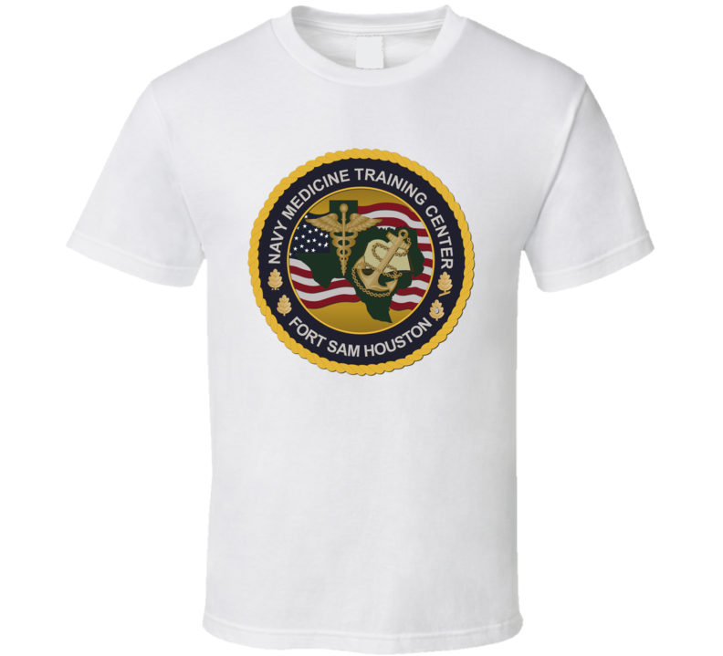 Navy Medical Crest - Fort Sam Houston T Shirt