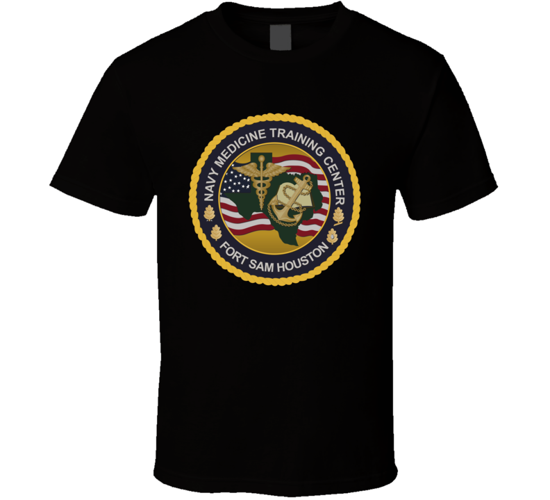 Navy Medical Crest - Fort Sam Houston T Shirt