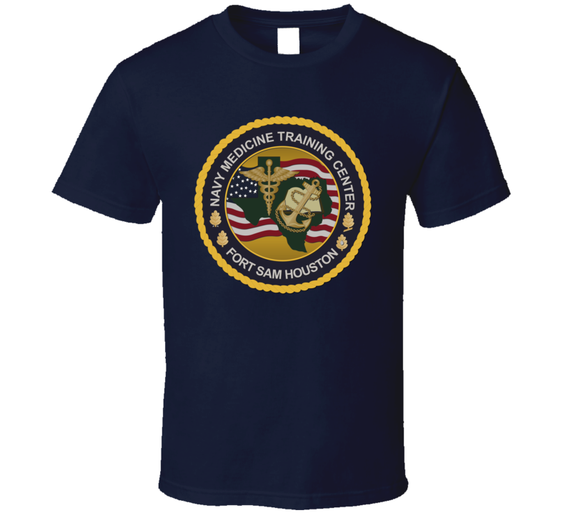 Navy Medical Crest - Fort Sam Houston T Shirt