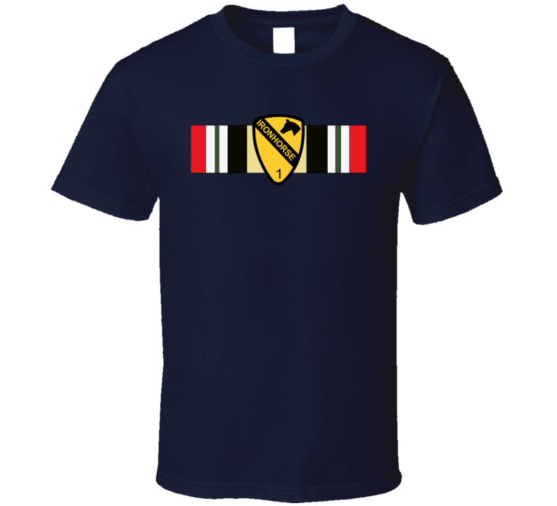 Iraq Campaign Rib - 1st BCT, 1st Cavalry Division T Shirt