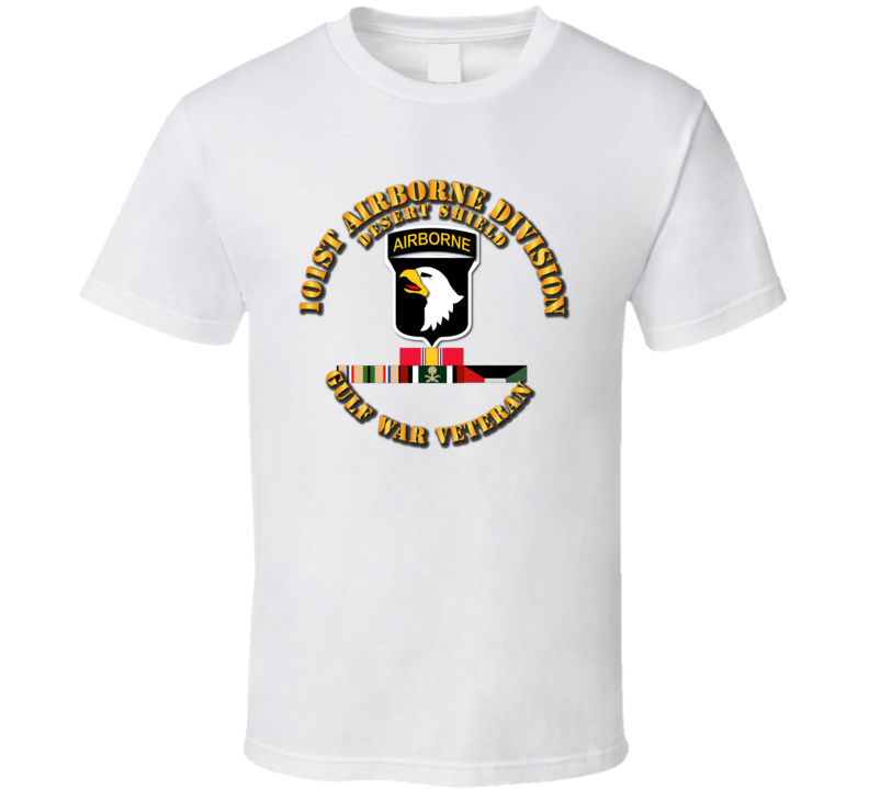 101st Airborne Division - Desert Shield w Svc T Shirt