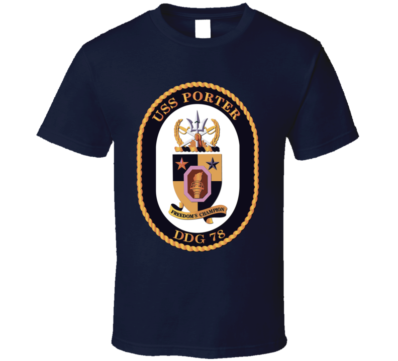 USS Porter without text T Shirt