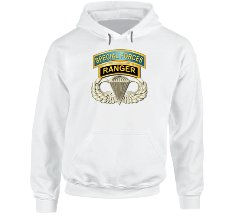 Airborne Badge - Ranger - SF Tabs Hoodie