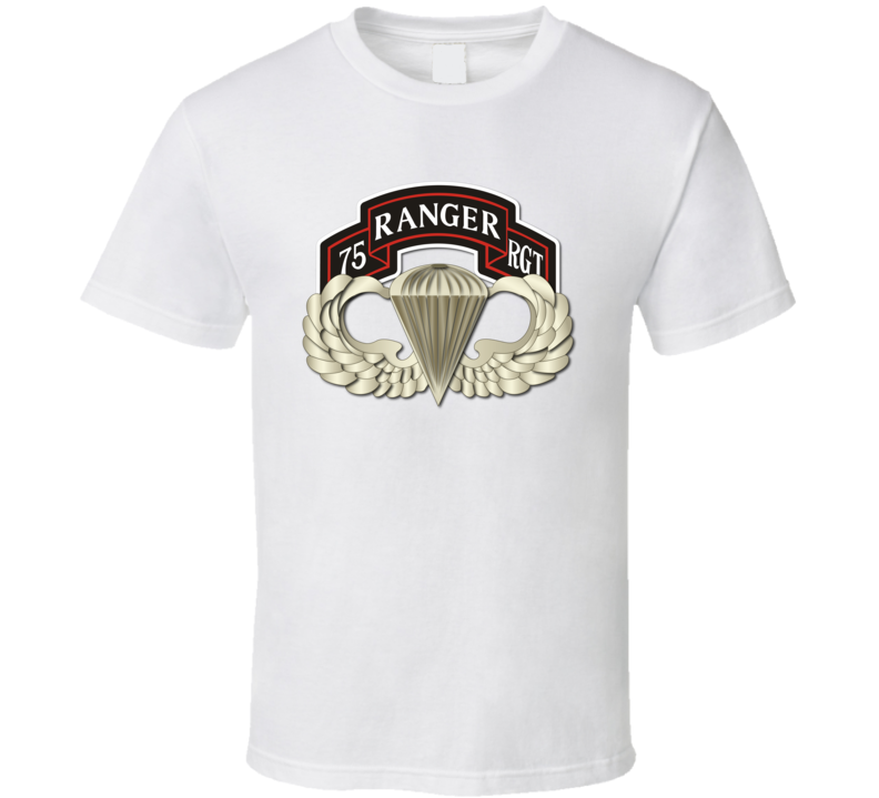 Airborne Badge - Rgr Rgt Scroll T Shirt