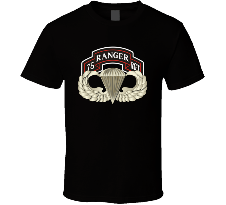 Airborne Badge - Rgr Rgt Scroll T Shirt