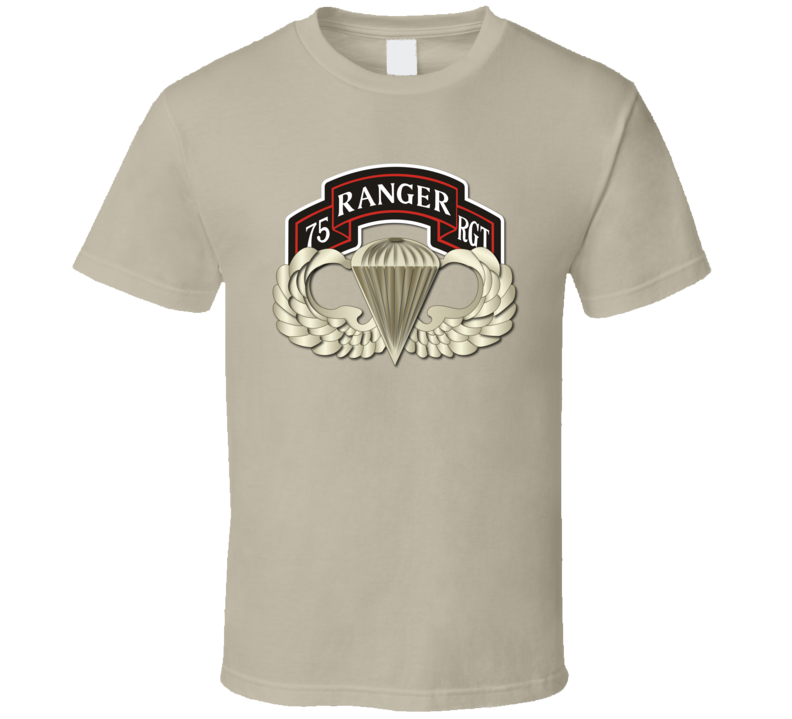 Airborne Badge - Rgr Rgt Scroll T Shirt