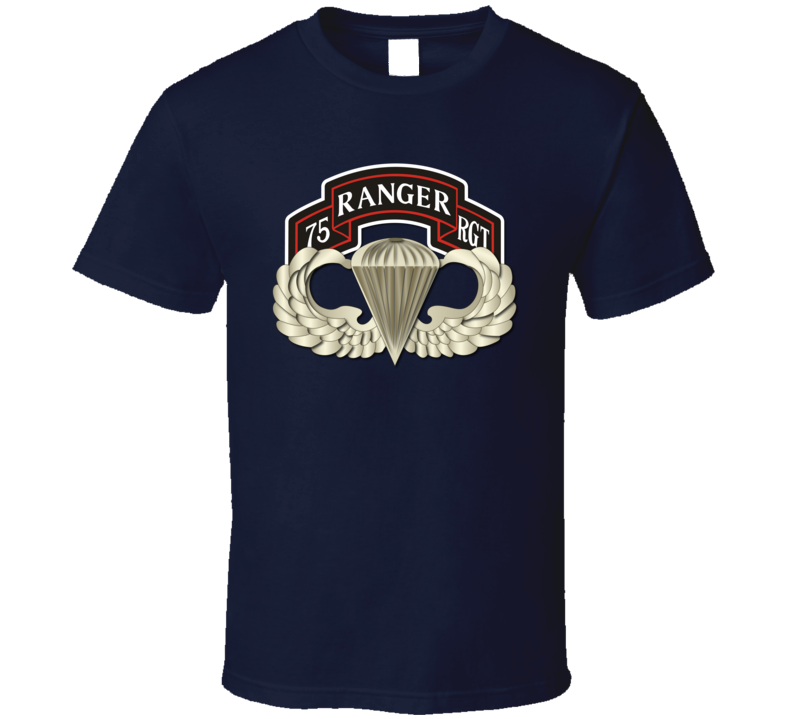 Airborne Badge - Rgr Rgt Scroll T Shirt