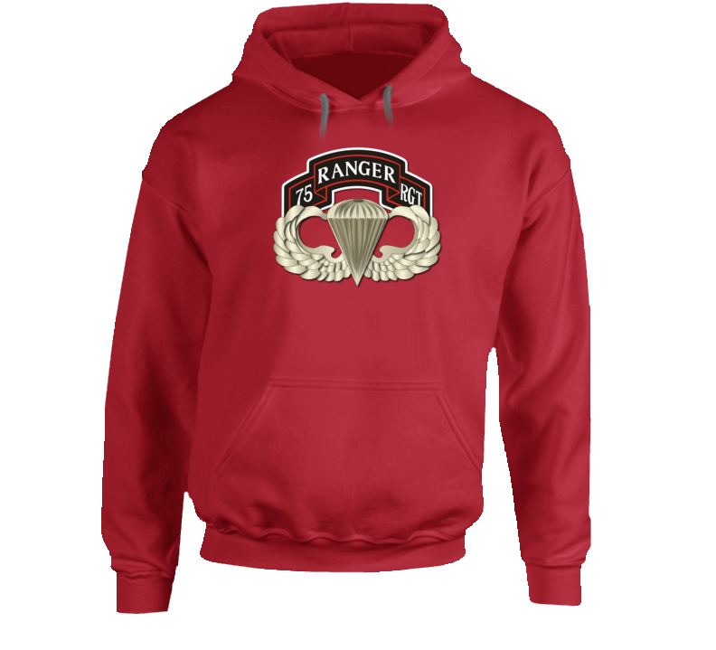Airborne Badge - Rgr Rgt Scroll Hoodie
