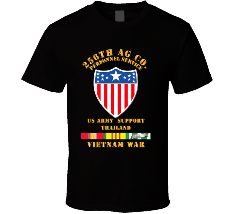 256th AG Co w VN Svc Ribbons T Shirt