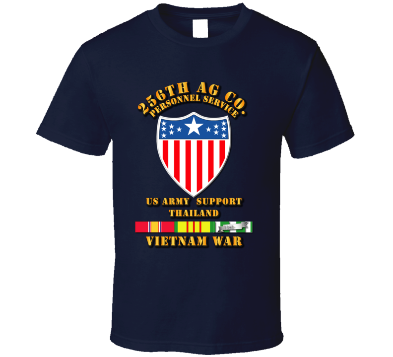 256th AG Co w VN Svc Ribbons T Shirt