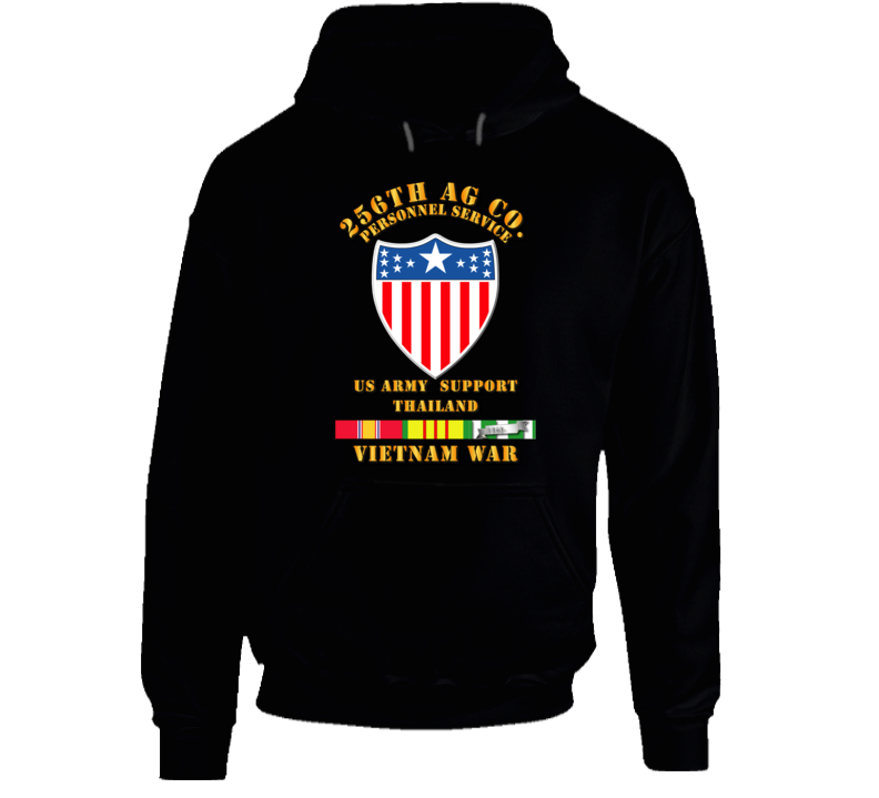 256th AG Co w VN Svc Ribbons Hoodie