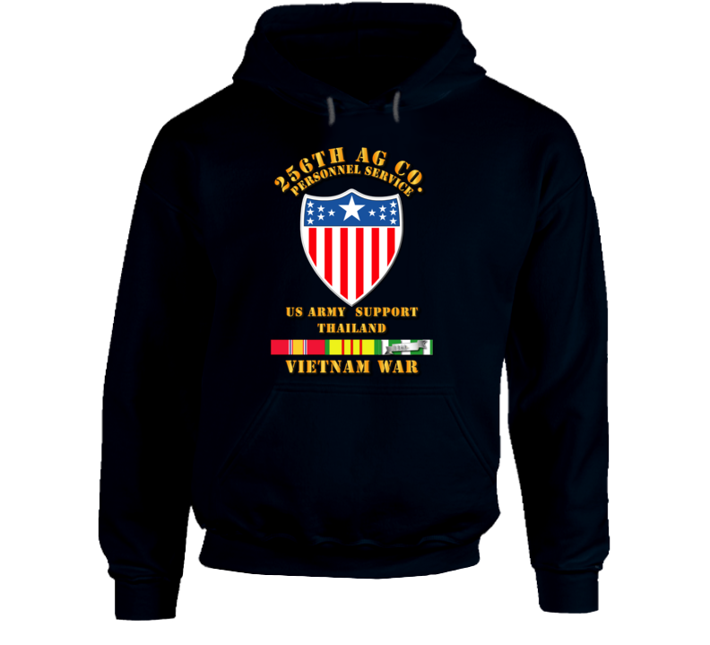 256th AG Co w VN Svc Ribbons Hoodie