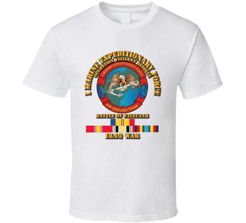 I MEF  w Iraq Svc - Fallujah T Shirt