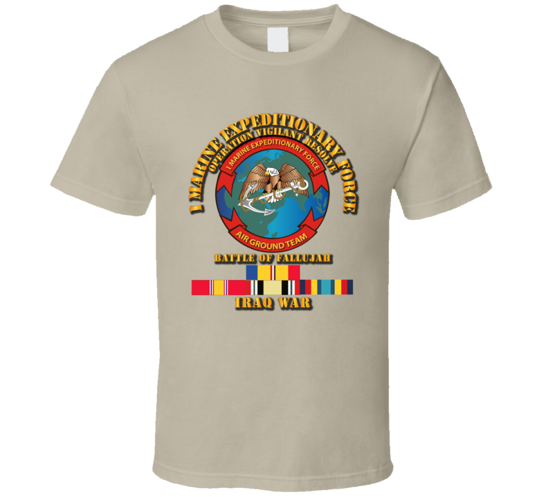 I MEF  w Iraq Svc - Fallujah T Shirt