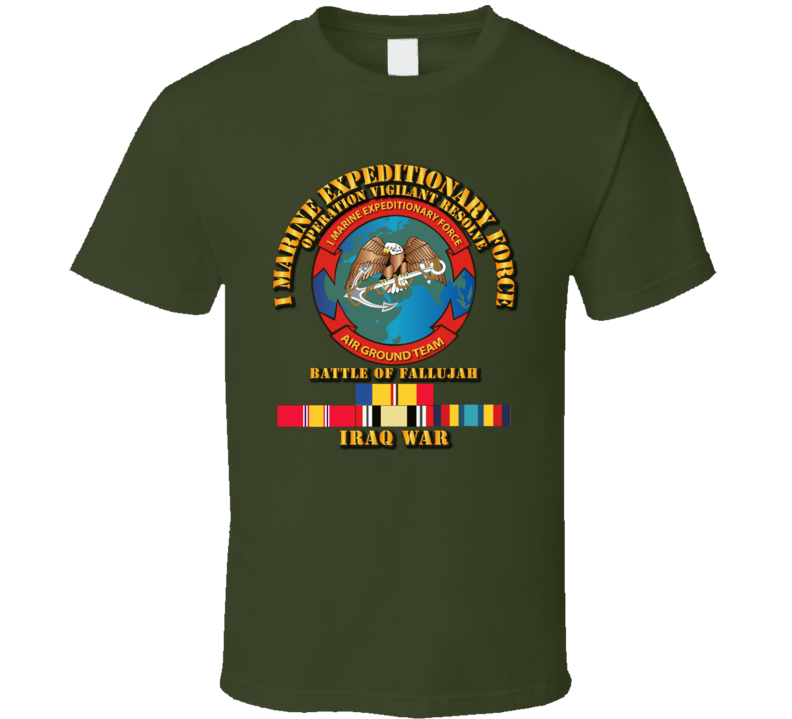 I MEF  w Iraq Svc - Fallujah T Shirt