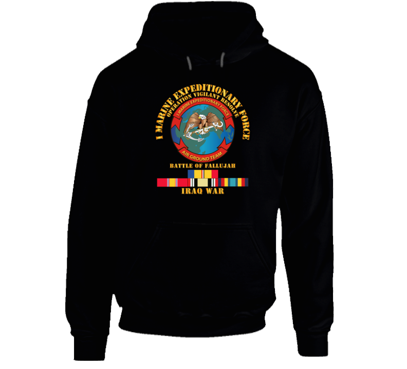 I MEF  w Iraq Svc - Fallujah Hoodie