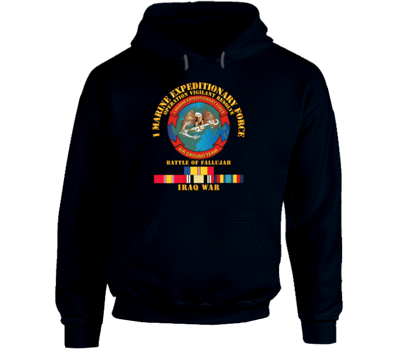 I MEF  w Iraq Svc - Fallujah Hoodie