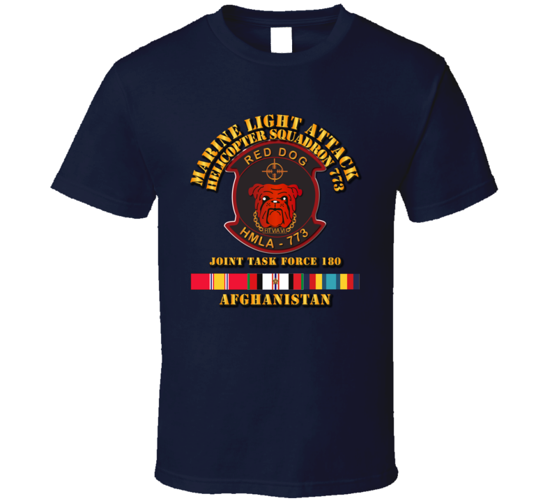 HMLA - 773 w Afghan Svc - JTF 180 T Shirt