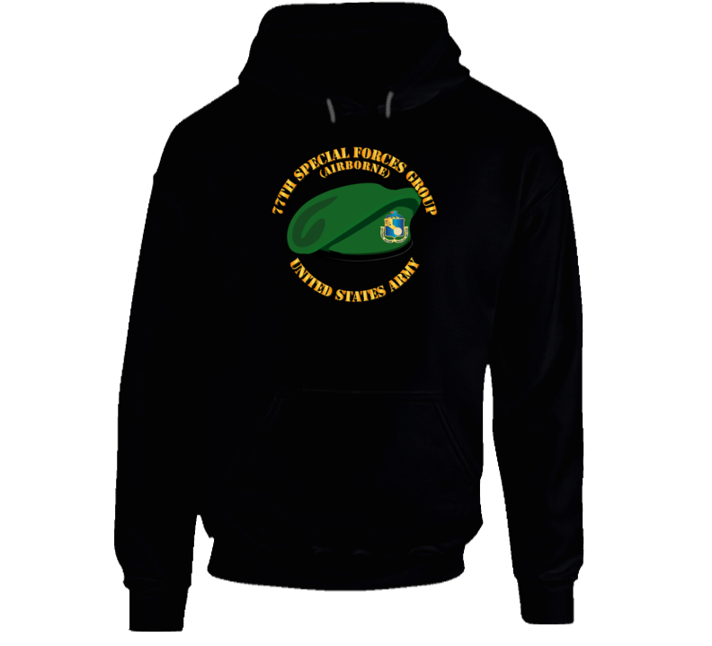 77th Special Forces - Beret w Txt Hoodie