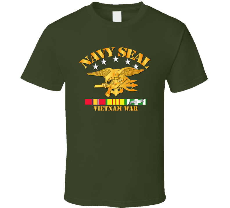 NAVY SEALS w VN SVC Ribbons T Shirt