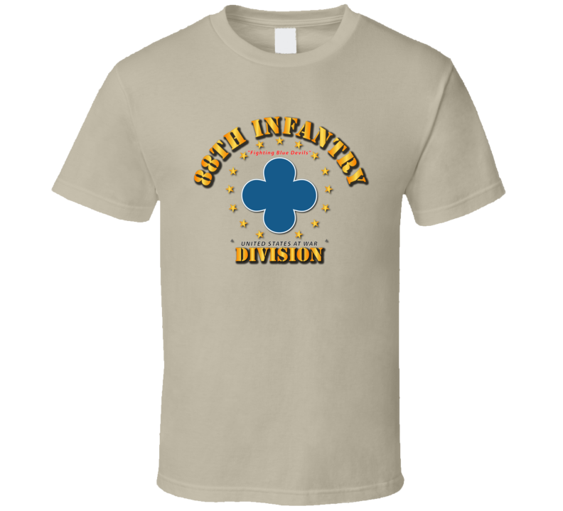 88th Infantry Division - Fighting Blue Devils T Shirt