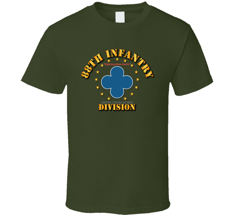 88th Infantry Division - Fighting Blue Devils T Shirt