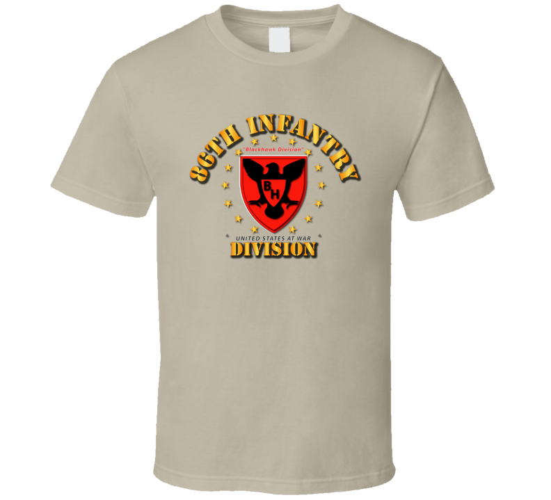 86th Infantry Division - Blackhawk Division T Shirt
