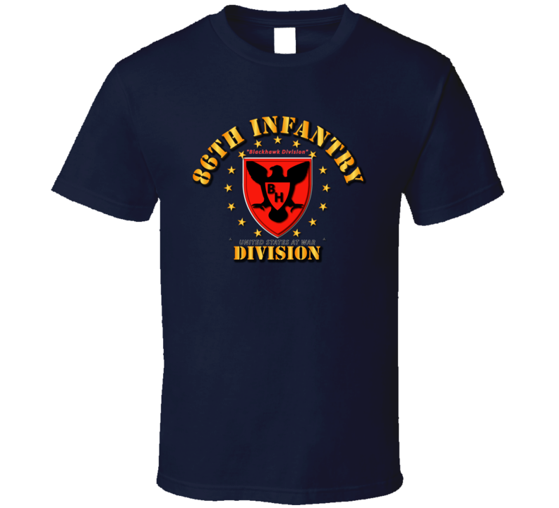86th Infantry Division - Blackhawk Division T Shirt