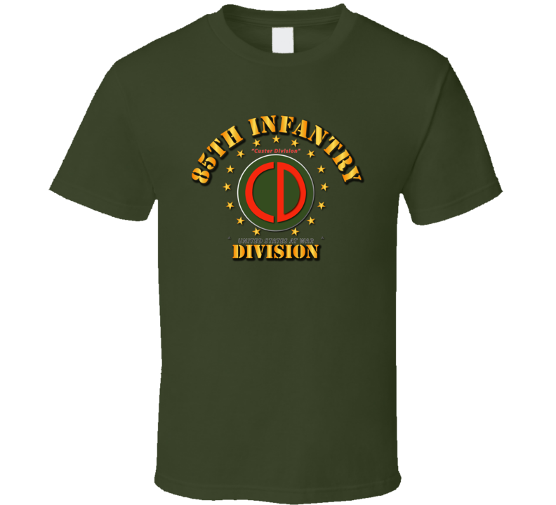 85th Infantry Division -  Custer Division T Shirt