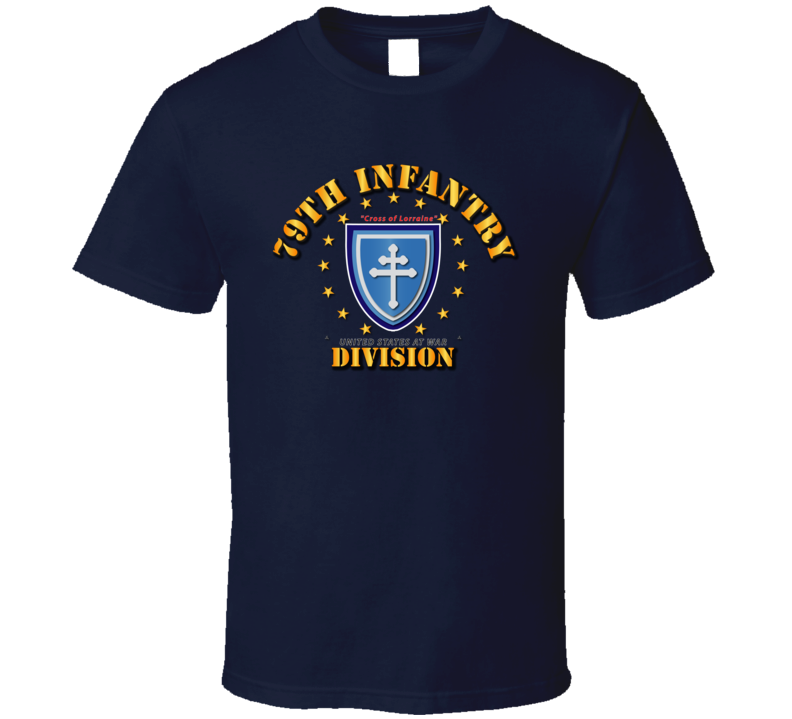 79th Infantry Division - Cross of Lorraine T Shirt