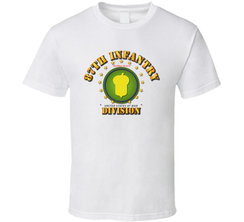  87th Infantry Division - Golden Acorn T Shirt