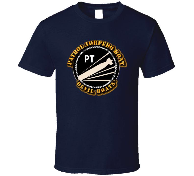 Navy - Patrol Torpedo Boat - Devil Boats T Shirt