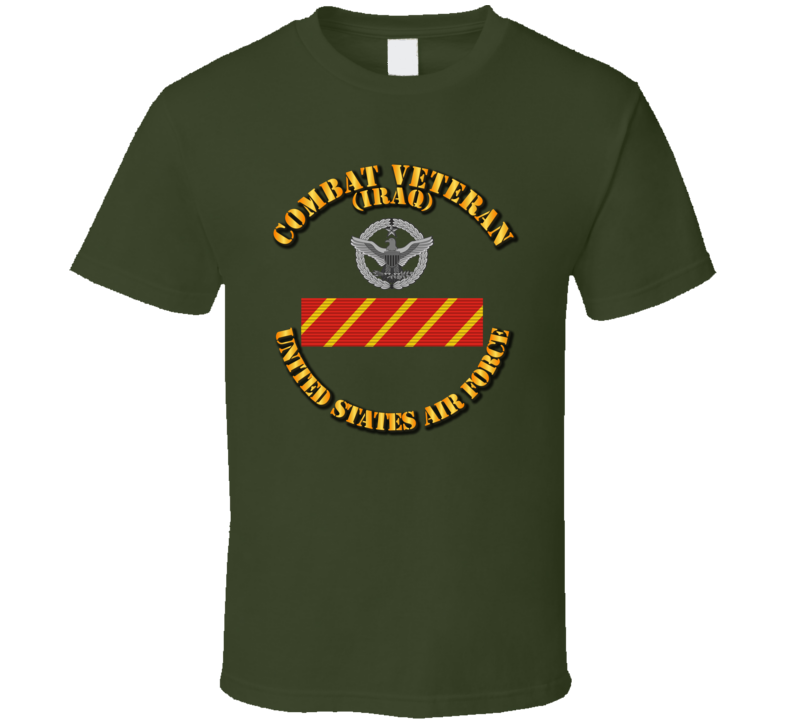 Combat Veteran - AFCAM - USAF - Iraq T Shirt